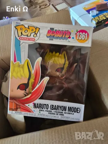 Funko POP! Naruto (Baryon Mode) Glow in the Dark #1361, снимка 5 - Колекции - 56536611