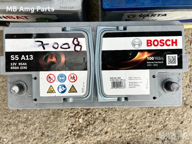 Акумулатори Bosch Varta MonBat AGM 82ah 95aH 100ah, снимка 3 - Аксесоари и консумативи - 48447099