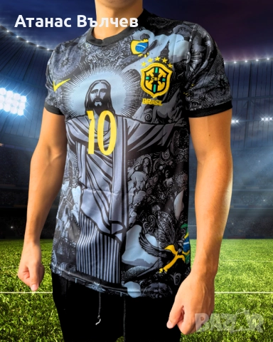 Футболна Тениска на Бразилия / NIKE - NEYMAR 10 - МНОГО ВИСОКО КАЧЕСТВО, снимка 4 - Тениски - 52295048