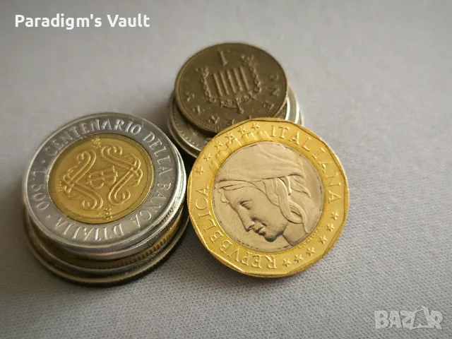 Монета - Италия - 1000 лири | 1997г., снимка 2 - Нумизматика и бонистика - 47568467