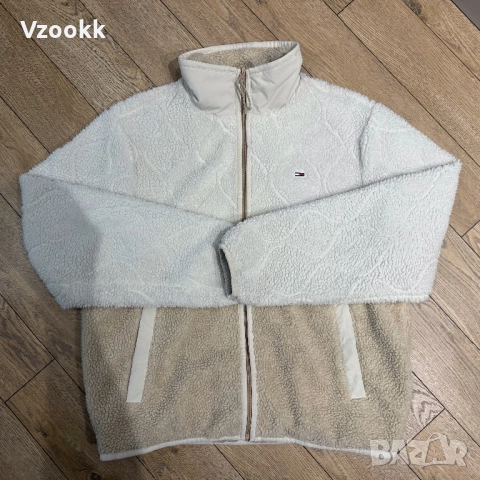 Мъжко яке Tommy Jeans Teddy Essential | L размер, снимка 2 - Якета - 52848887