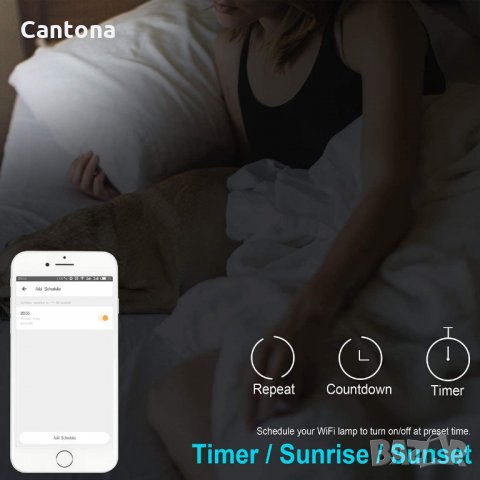 AICase Smart WiFi фасунга E27, APP управление, съвместима с Alexa, Google, гласово управление, снимка 3 - Друга електроника - 35341257
