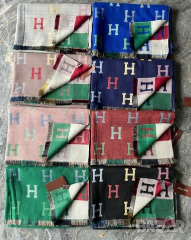 кашмирени шалове hermes , снимка 9 - Шалове - 52043989