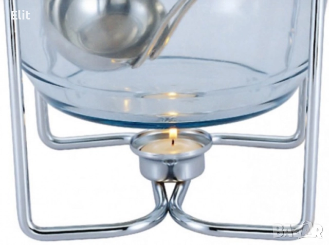 Съд за затопляне Bohmann, 4л., за супа, Стоманен капак, Стъкло, Инокс, снимка 2 - Други - 52447638