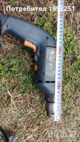 Дрелка номер 07. BOSCH модел GBM 350RE. 350W, 1400 оборота в мин. Ф10мм. Посока ляво и дясно. Внос о, снимка 2 - Други инструменти - 34551895