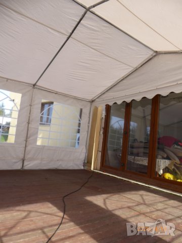 Професионална шатра за градината 5х4 м, 100% водоустойчива, снимка 5 - Градински мебели, декорация  - 29502736