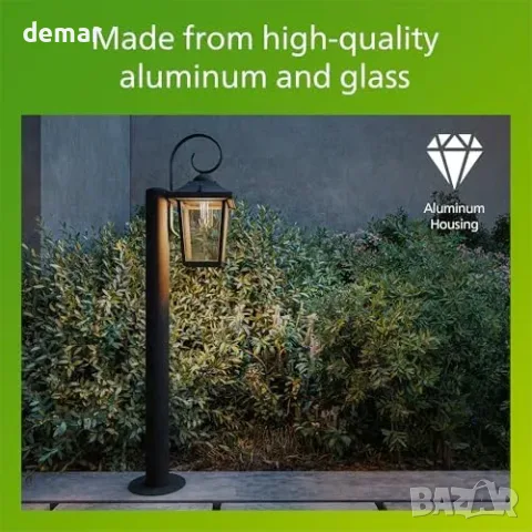 Philips Buzzard Outdoor pedestal light, алуминиево, LED E27, снимка 6 - Външни лампи - 55933436