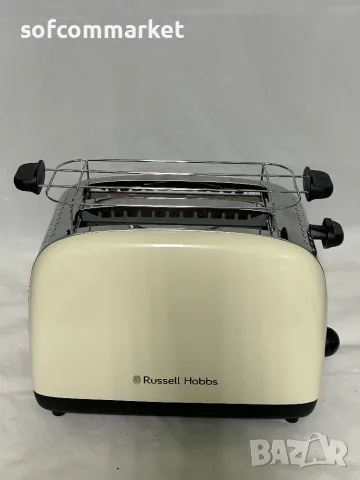 Тостер Russell Hobbs Colours Plus 26551-56 (Cream) – 1600W, с 6 м. гаранция!, снимка 2 - Тостери - 55920039