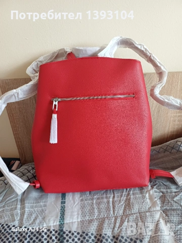 Нова червена раница Desigual, снимка 5 - Раници - 53922789