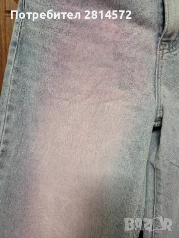 Нови дамски дънки с розов ефект на Wang, снимка 5 - Дънки - 48619678