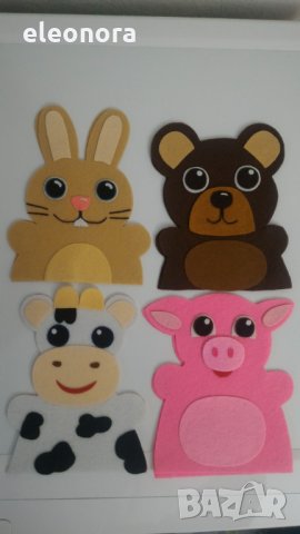 Ръчно изработени животни от филц-20 см., снимка 12 - Други - 26658561