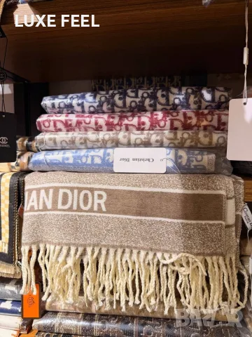 Dior ✨Hermes ✨ Gucci ✨Кашмир ✨ Дамски Шалове , снимка 10 - Шалове - 56242252