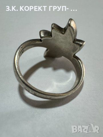 Продавам дамски сребърен пръстен 925, снимка 6 - Пръстени - 44491487