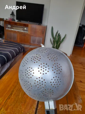 Стара алуминиева цедка,гевгир #11, снимка 4 - Други ценни предмети - 48642988