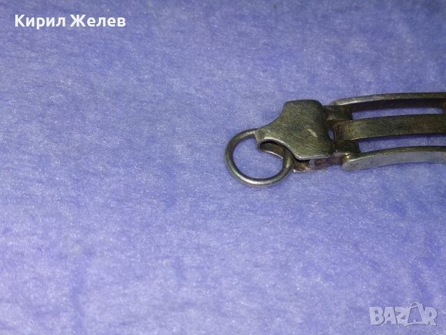 ВЕЛИКОЛЕПНА СТИЛНА ВИНТИДЖ АРТ СРЕБЪРНА ГРИВНА СРЕБРО 925 АЖУРНА РЪЧНА БИЖУТЕРСКА ИЗРАБОТКА 36944, снимка 13 - Гривни - 42655736