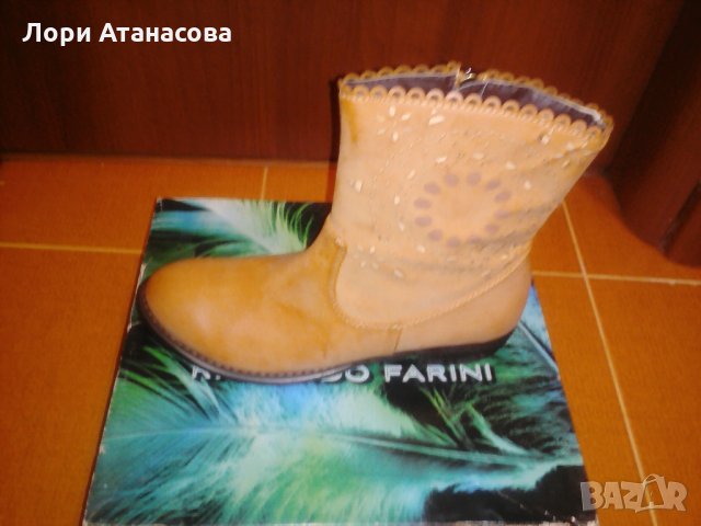 Ежедневни дамски боти от висококачествена еко кожа с активен цип отстрани, снимка 4 - Дамски боти - 30789204