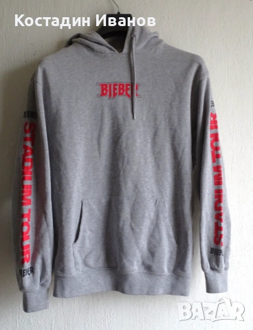 Justin Bieber мъжки суичър размер М Джъстин Бийбър, снимка 4 - Суичъри - 54053340