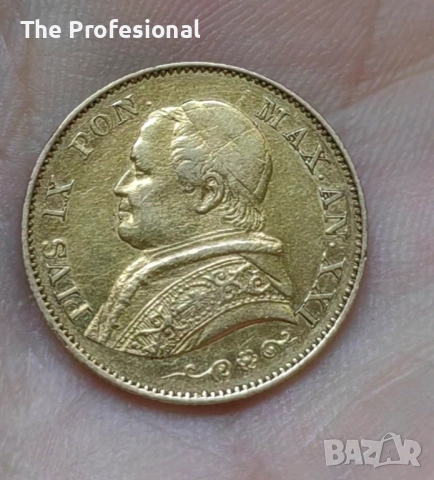 Златна монета Ватикана, снимка 5 - Нумизматика и бонистика - 52171744