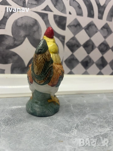 Kерамична декоративна фигурка на петел, снимка 4 - Декорация за дома - 54158919