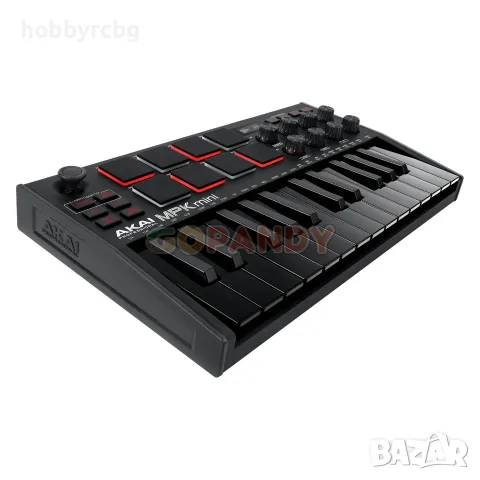 Akai Professional MPK Mini MKIII – 25-клавишен USB MIDI контролер, миди клавиатура, снимка 4 - Синтезатори - 55727552