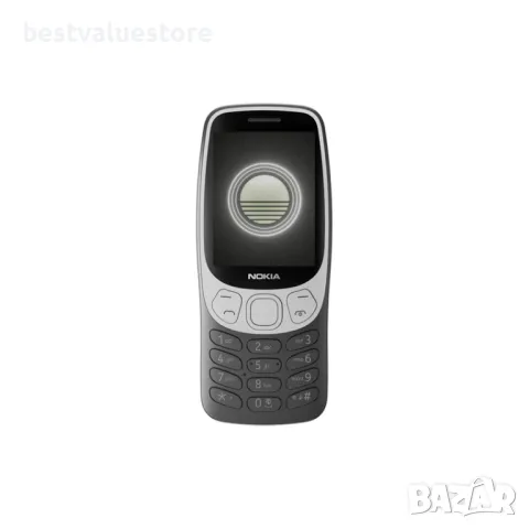 Nokia 3210 4G Dual Black Мобилен Телефон Gsm 2.40 ", Задна Камера 2.0 Mpx