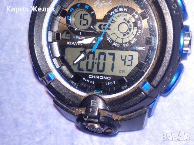 LEE COOPER ORIGINAL HRONO РЯДЪК МОДЕЛ МАРКОВ ЕЛЕКТРОНЕН КВАРЦОВ ЧАСОВНИК РАБОТЕЩ 37116, снимка 8 - Мъжки - 40443771