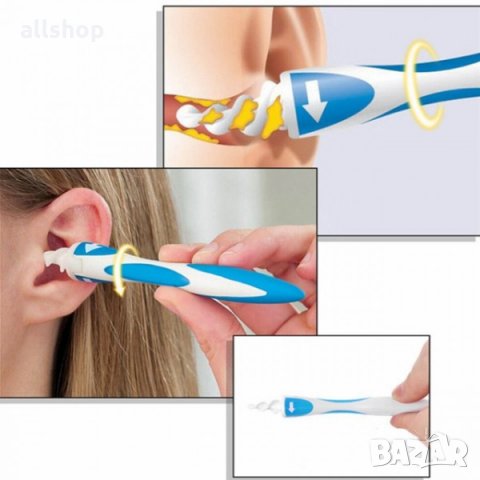 Уред за Почистване на Уши Smart Swab с 16 Накрайника, снимка 4 - Други - 29722533