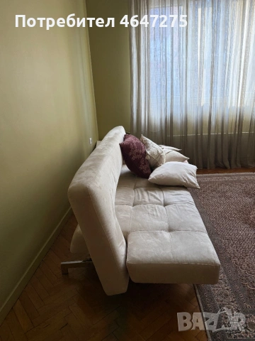 Диван с клик-клак механизъм, снимка 4 - Дивани и мека мебел - 54121094