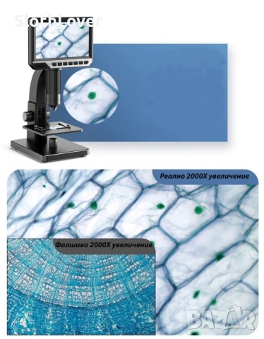 Нов дигитален микробиологичен микроскоп, снимка 4 - Друга електроника - 53925581