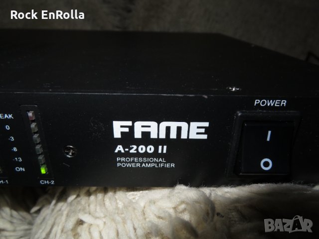 FAME A200 II професионален усилвател, снимка 3 - Ресийвъри, усилватели, смесителни пултове - 35066585