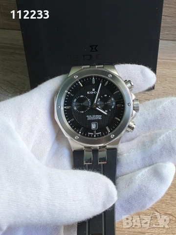 БАРТЕР Edox Delfin 10110 3CA NIN, снимка 3 - Мъжки - 54250769