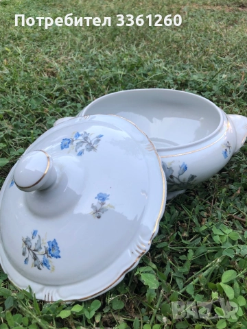 Порцеланов супник с капак, снимка 6 - Сервизи - 51609931