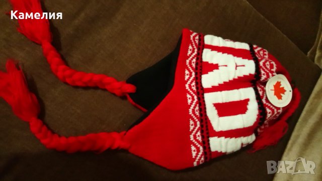 Canada Чисто нова канадска зимна шапка , снимка 4 - Зимни спортове - 31259619