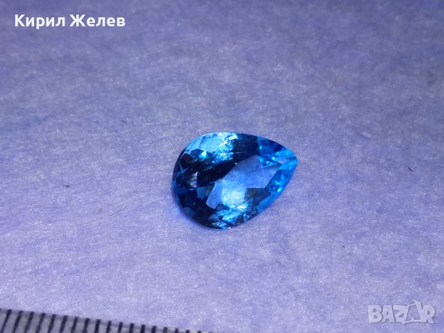 ПРЕКРАСЕН ЮВЕЛИРНО ФАСЕТИРАН ГОЛЯМ НАТУРАЛЕН СИН ЦИРКОНИЙ Скъпоц. КАМЪК За ИНКРУСТИРАНЕ в БИЖУ 40699, снимка 17 - Други - 42760865