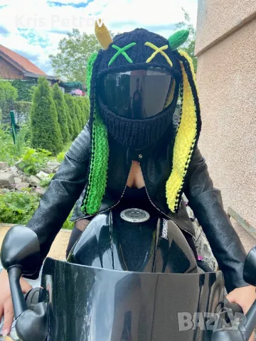 Декоративен Плюшен Калъф За Каска – "Demon Bunny", снимка 5 - Аксесоари и консумативи - 50259194