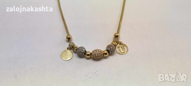 Ново Златно колие-8,25гр/14кр, снимка 7 - Колиета, медальони, синджири - 42342474