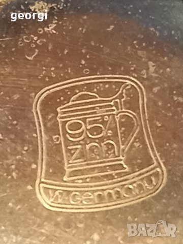 Немска стъклена гравирана халба, снимка 9 - Чаши - 38519792