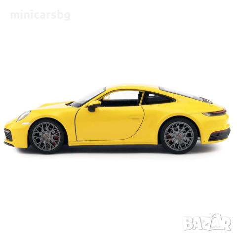 1:24 Метални колички: Porsche 911 Carrera 4S (Порше Карера) Welly, снимка 4 - Колекции - 44500891