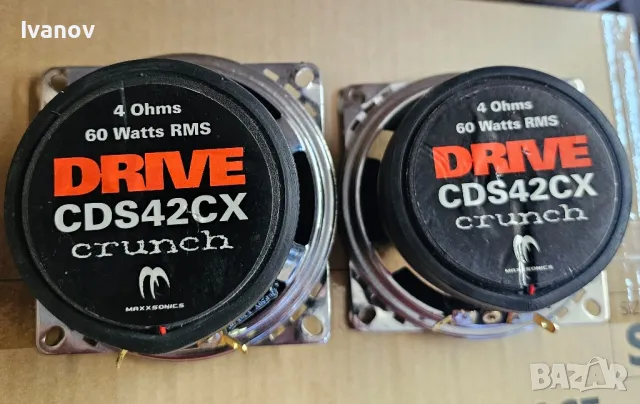 Crunch Drive cds42cx 10-сантиметрови говорители , снимка 4 - Аксесоари и консумативи - 48865948