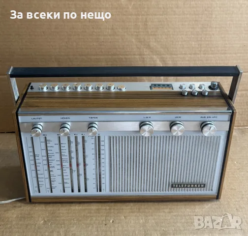 Старо немско радио Telefunken Atlanta de luxe, снимка 4 - Радиокасетофони, транзистори - 55951923