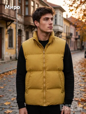 Мъжки пухен елек H&M, снимка 6 - Якета - 56058694
