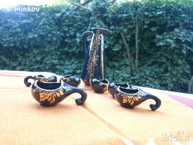 Керамичен сервиз за ракия, снимка 6 - Сервизи - 34326587