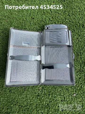 Неползвана табакера със запалка Mosda, снимка 2 - Запалки - 54326713