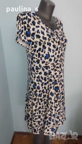 Два броя / Маркова рокля в леопардов принт " и" Stradivarius STR" / унисайз , снимка 7 - Рокли - 30235408