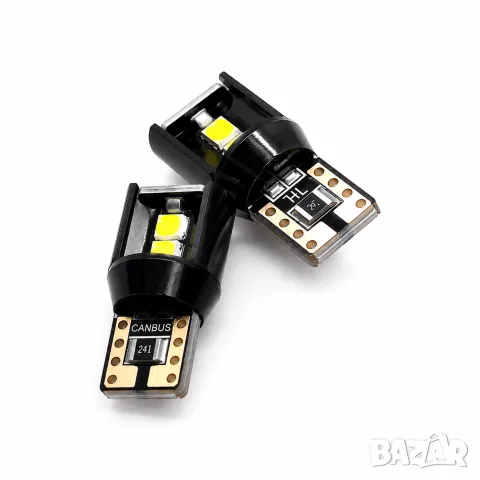 LED крушки T10 W5W бели 6000K 24V 2 броя, снимка 2 - Аксесоари и консумативи - 55864854