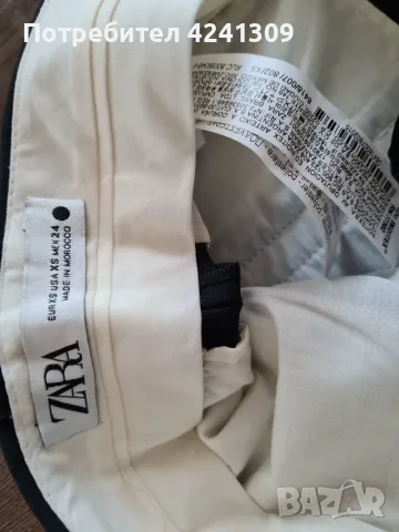 Дамски панталони ZARA, снимка 4 - Панталони - 56066641