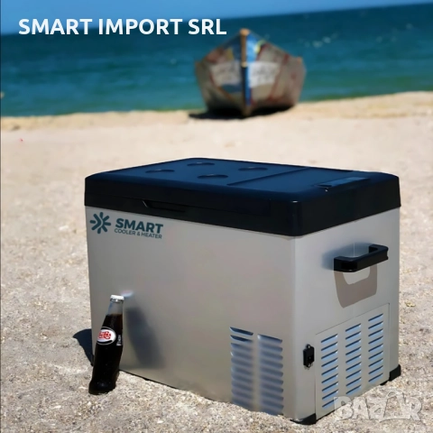 Хладилник за автомобил с компресор Smart Cooler 50L, 12/24 V, с LCD дисплей и Bluetooth, снимка 5 - Хладилни чанти - 51859543