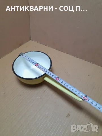 Соц Стара Емайлирана Малка Касерола., снимка 7 - Антикварни и старинни предмети - 48870591