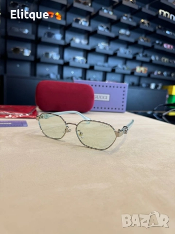 очила с черен обикновен калъф и Ув защита prada gucci miu miu , снимка 4 - Слънчеви и диоптрични очила - 52509061