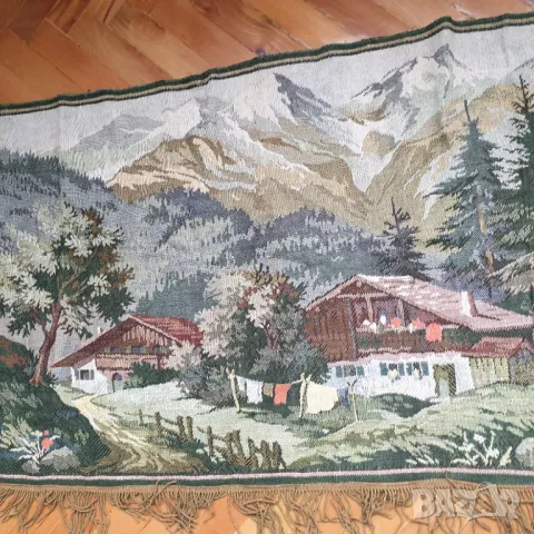 Старинен ковьор,пано за стена, снимка 4 - Антикварни и старинни предмети - 49039861